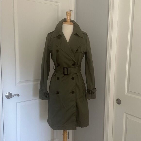 J. Crew Trench Coat Size 2 - Picture 1 of 5